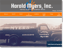 Tablet Screenshot of myersfuel.com